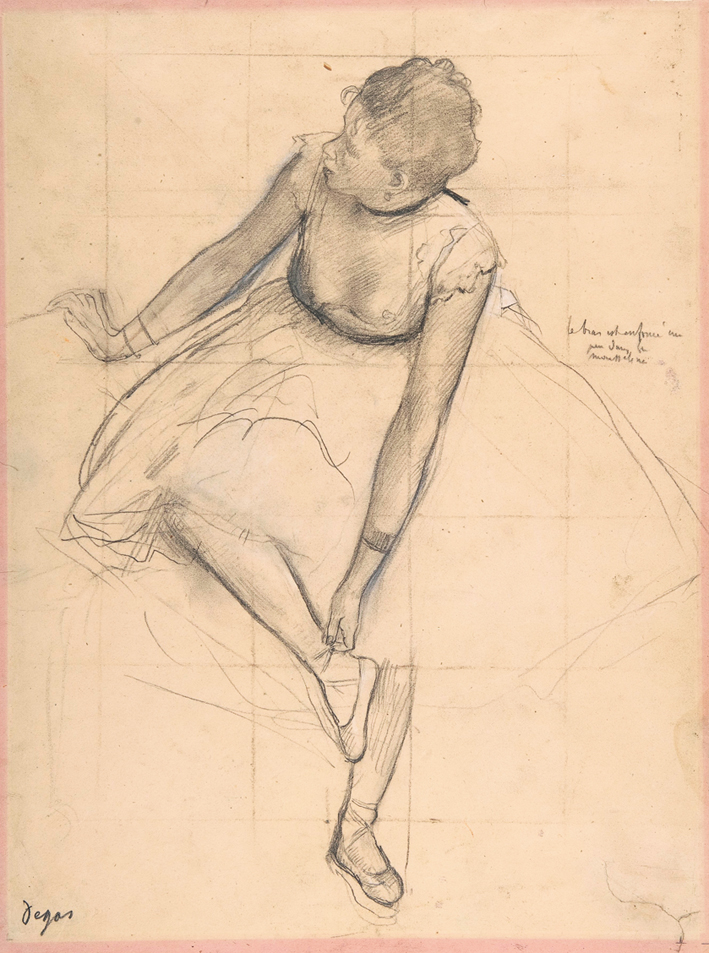  Adjusting Her Slipper